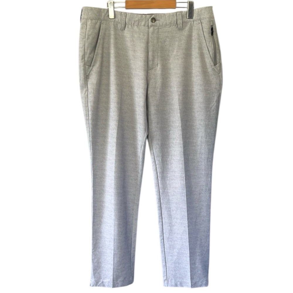 Adidas Golf Pants Heather Light Grey Lightweight Men’s Size 38 x 32